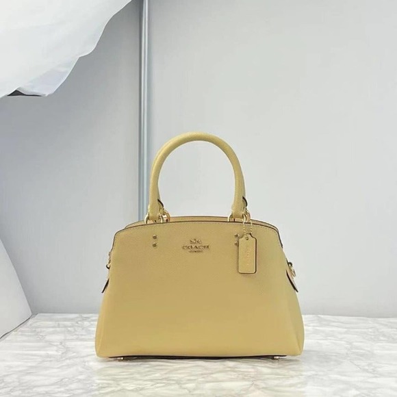 Coach Handbags - Coach 91146 Mini Lillie Leather Carryall In Vanilla Cream